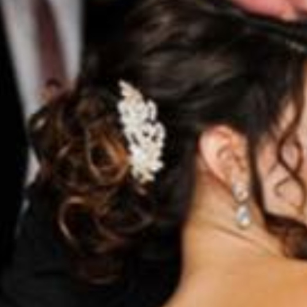 Bride hair comb